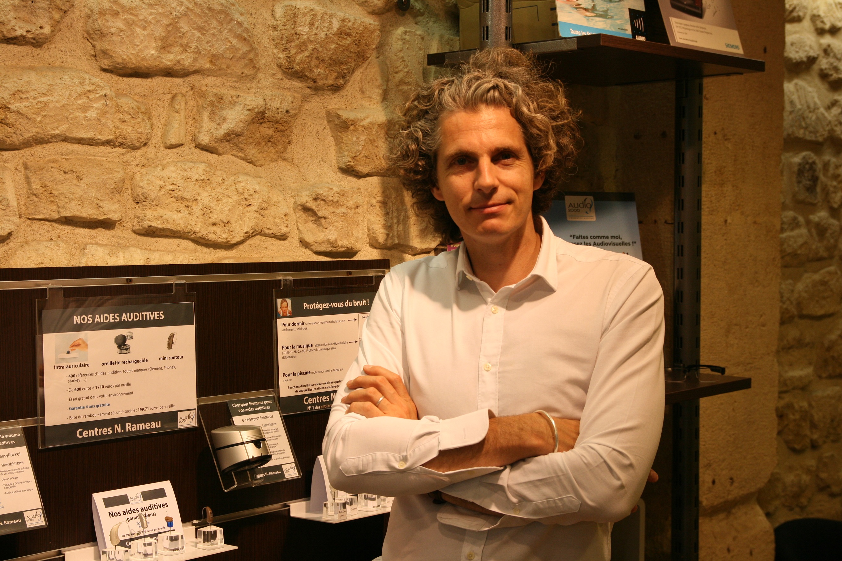 Nathaniel Rameau dans son centre du 110 bis rue Ordener